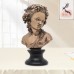 Bust Sculpture Handicraft Bronze Color Polyresin Mother Hug Baby Human Statue For Indoor Decoration gifts crafts