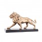 Cast copper artificial figurines gifts crafts living room cabinet resin crafts animal sculpture lion statue resin decorations