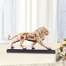 Cast copper artificial figurines gifts crafts living room cabinet resin crafts animal sculpture lion statue resin decorations
