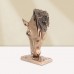 Custom modern home decor crafts horse racing prizes souvenir animal sculpture resin cast copper drinking water horse head statue