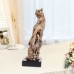 Artificial resin copper crafts accessories living room cabinet figurine decoration leopard Statues home decor gifts crafts