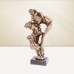 Resin cast bronze figure figurines home decoration craft men and women couple kissing statue
