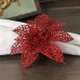 Christmas pine cone napkin buckle hotel table atmosphere decoration hand-woven hemp rope napkin circle