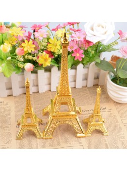 model ornaments home decorations birthday gift shooting props gold and silver Paris Eiffel Tower