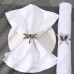 New oil drip alloy color enamel metal butterfly personality insect series napkin ring