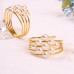 wholesale pearl napkin buckle metal wedding restaurant mouth cloth ring