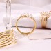 10PCS wholesale new metal wedding restaurant mouth cloth ring pearl napkin ring