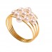 10PCS wholesale new metal wedding restaurant mouth cloth ring pearl napkin ring