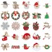 50PCS Foreign trade table metal Elk garland Christmas tree snowflake napkin ring