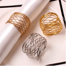 50PCS manufacturers wholesale hotel restaurant barbed wire napkin ring