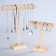 Solid wood bracelet jewelry frame necklace key ring storage rack