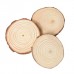 6 PCS Custom logo home decorative DIY natural wooden cutting pieces slice wood teapot mat