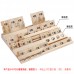Solid wood high and low stairs stud earrings display board card board